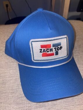Zach Top Blue Patch Trucker Hat